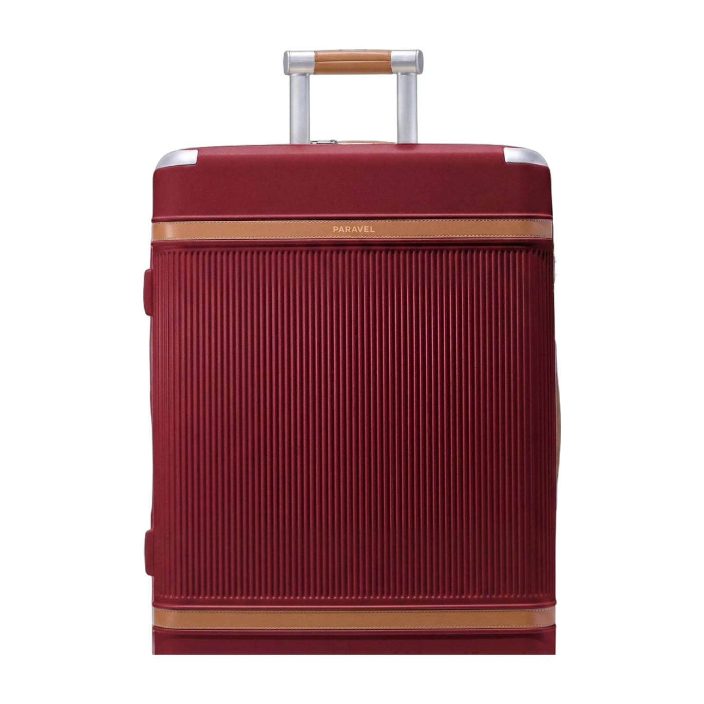 Paravel Aviator Grand 26-Inch Checked Spinner Luggage Boxcar Red