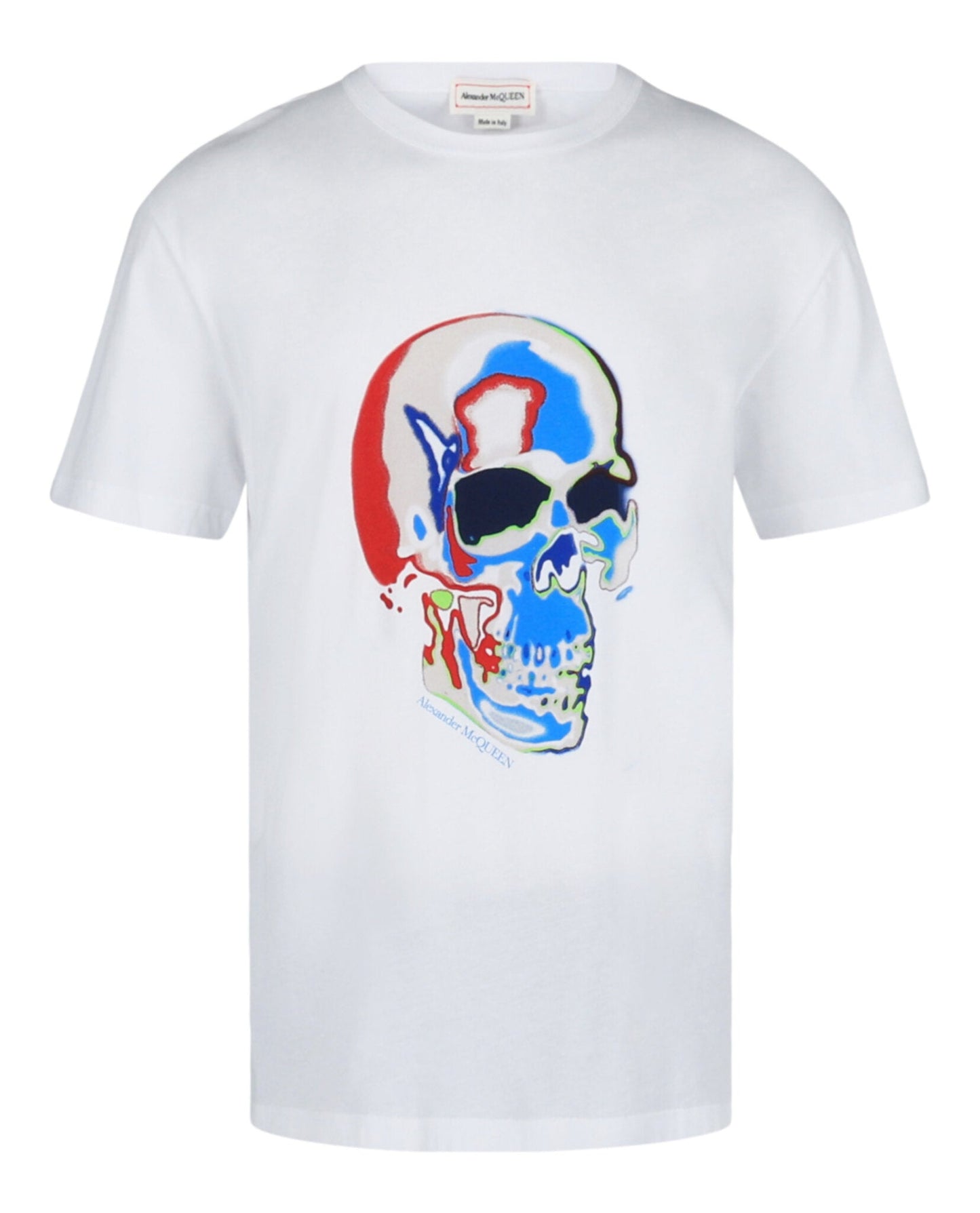 Alexander McQueen Solarized Skull Graphic T-Shirt