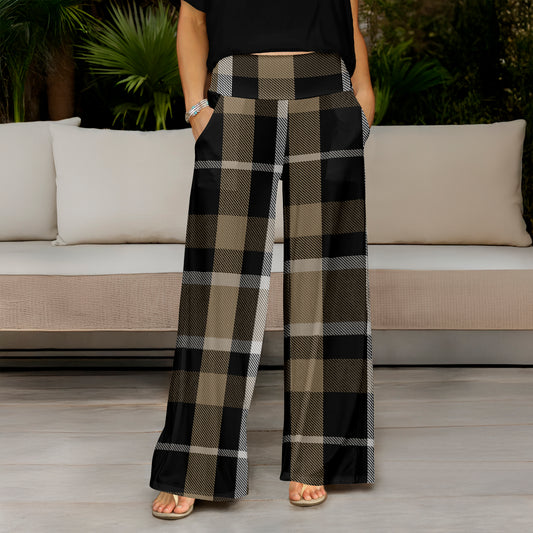 Beige w/ White and Black-