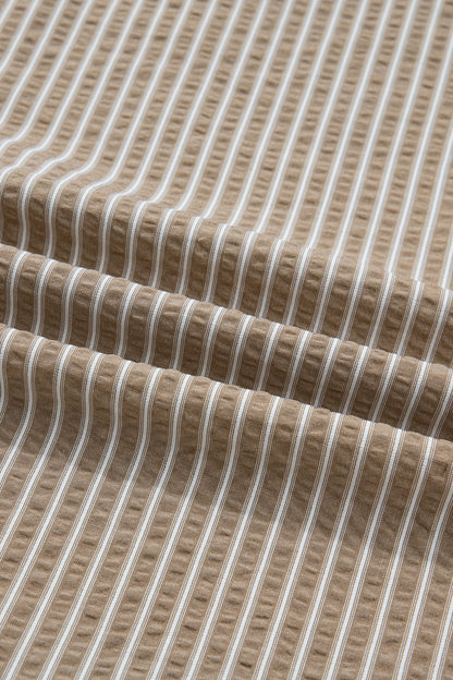 Threaded Pear Noor Sleeve Ruffled Mini PLUS Dress