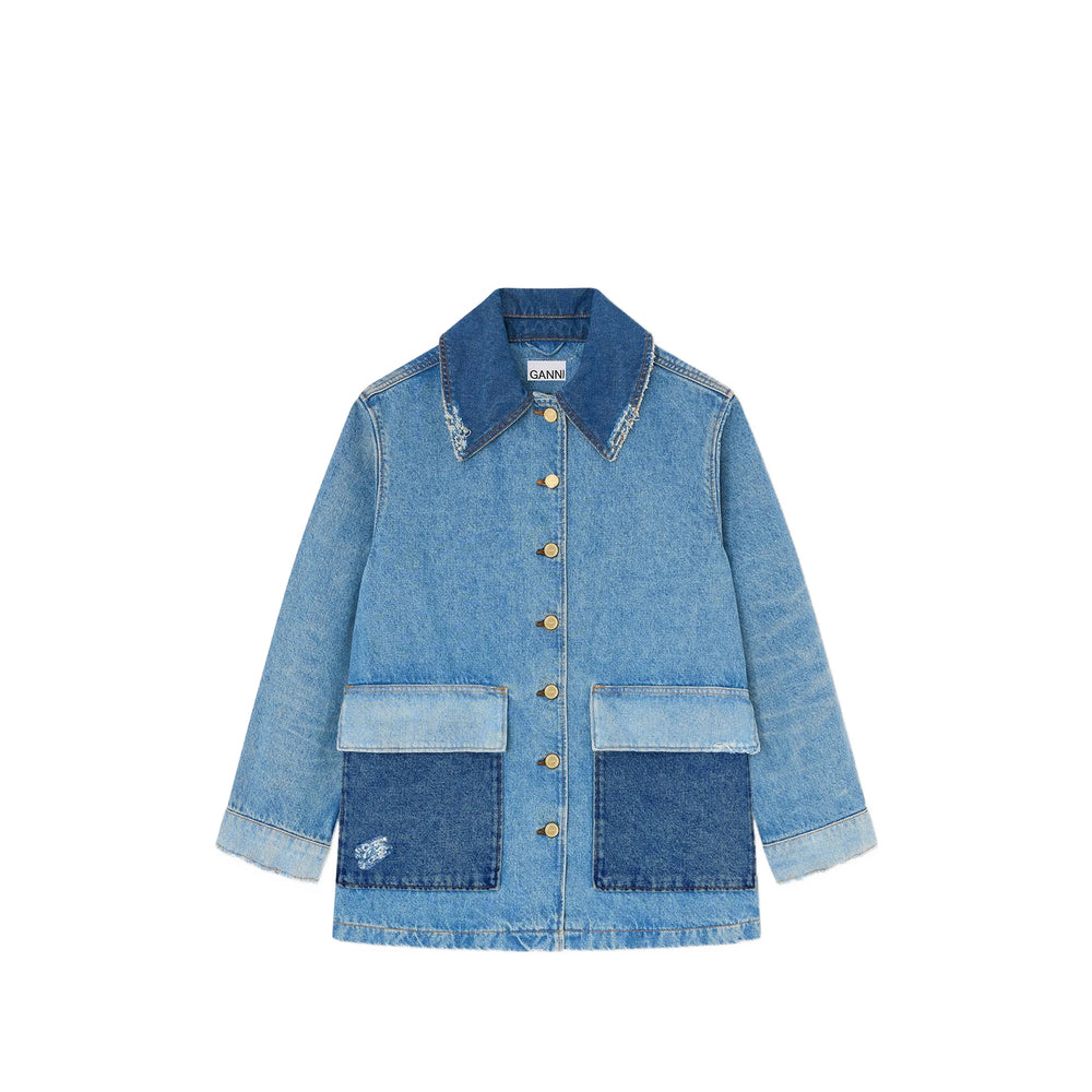Ganni Denim Jacket, Blue