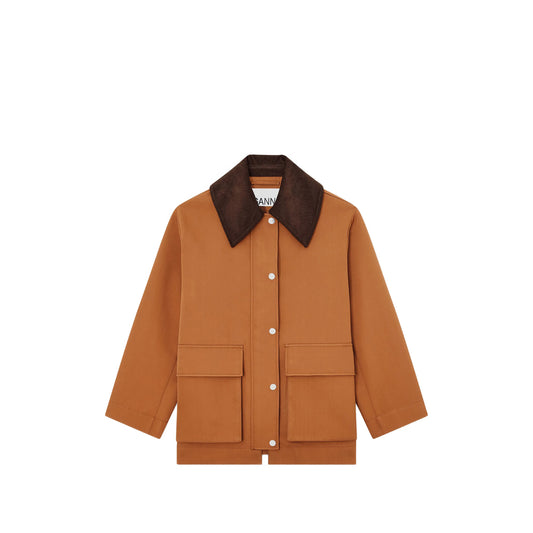 Oversized Jacket Brown