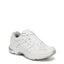 White Leather & Fabric