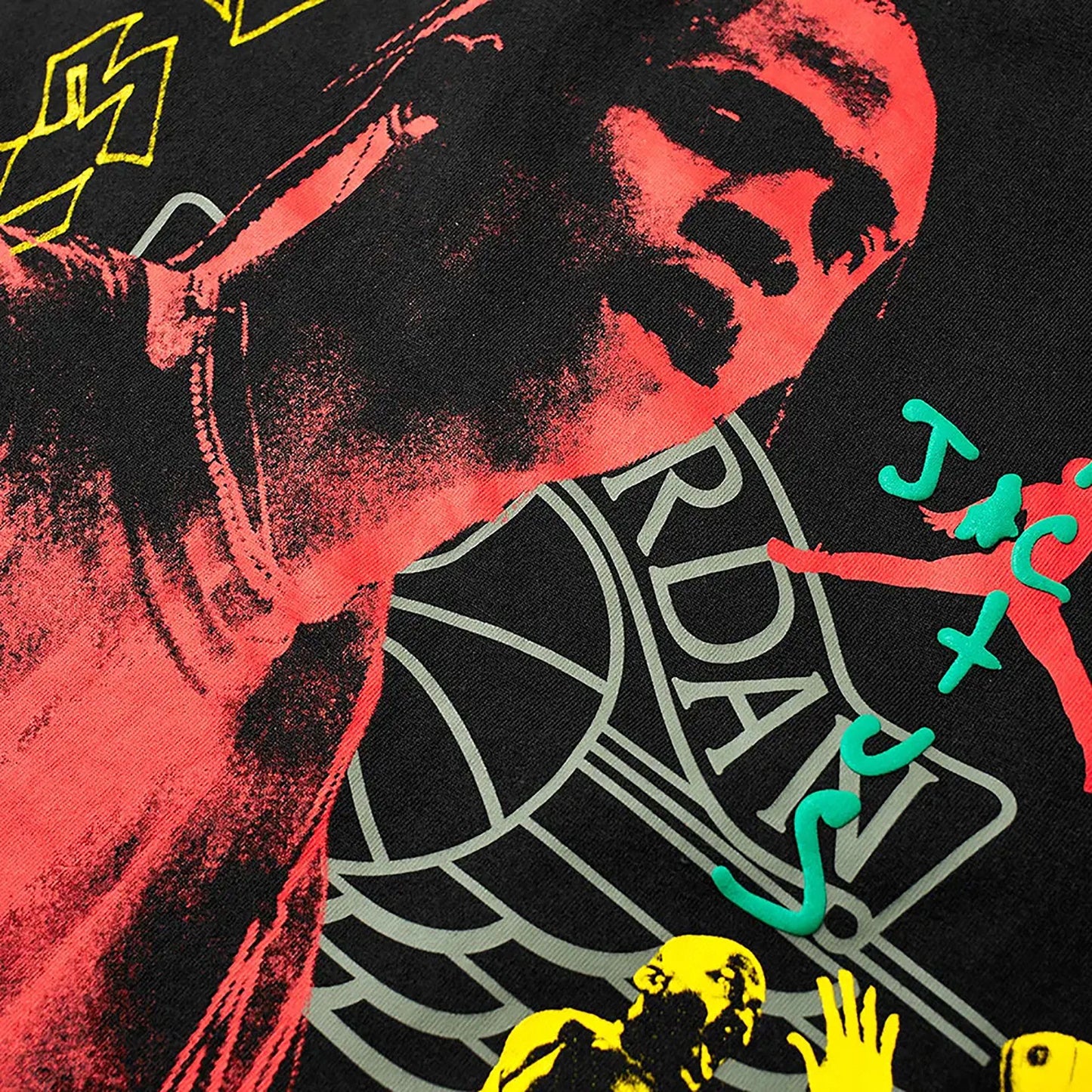 Men's Air Jordan X Travis Scott Cactus Jack Tee T-Shirt 'Black'