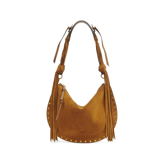 Shoulder Bag Brown Suede