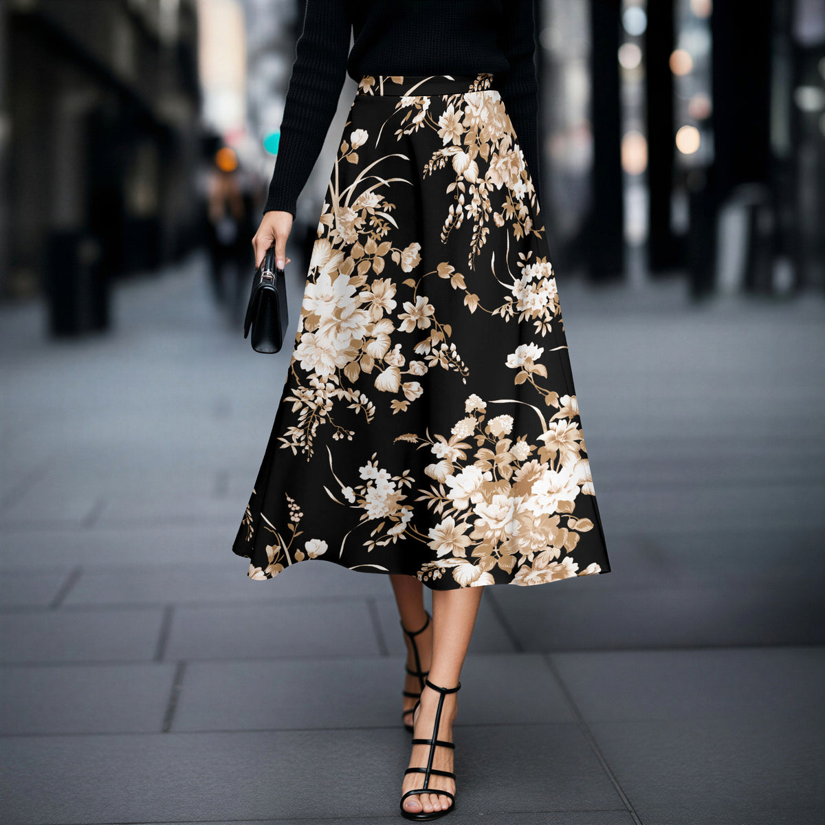 Black and Beige-