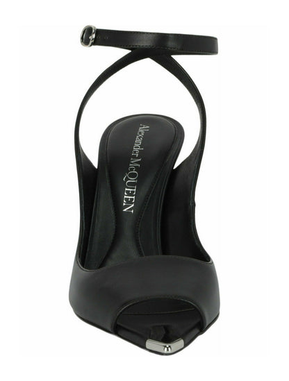 Alexander McQueen Punk Peep Toe Sandals