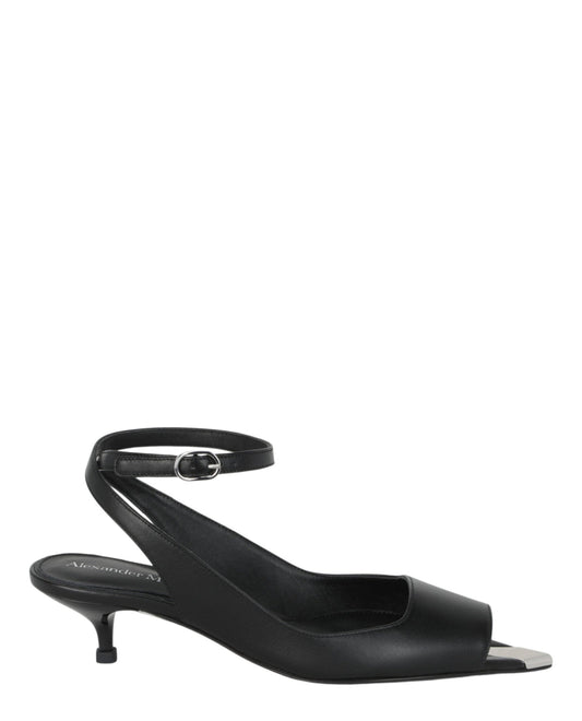 Alexander McQueen Punk Peep Toe Sandals