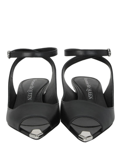 Alexander McQueen Punk Peep Toe Sandals