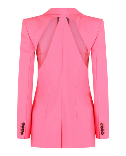 Alexander McQueen Slashed Single-Breasted Blazer