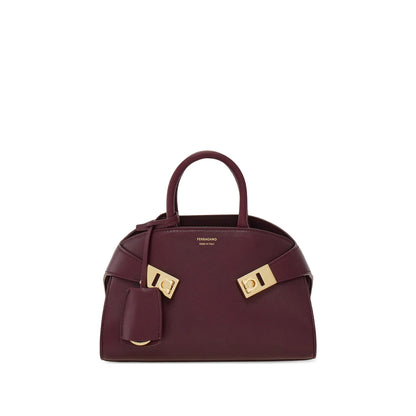 Tote Bag Calfskin Red
