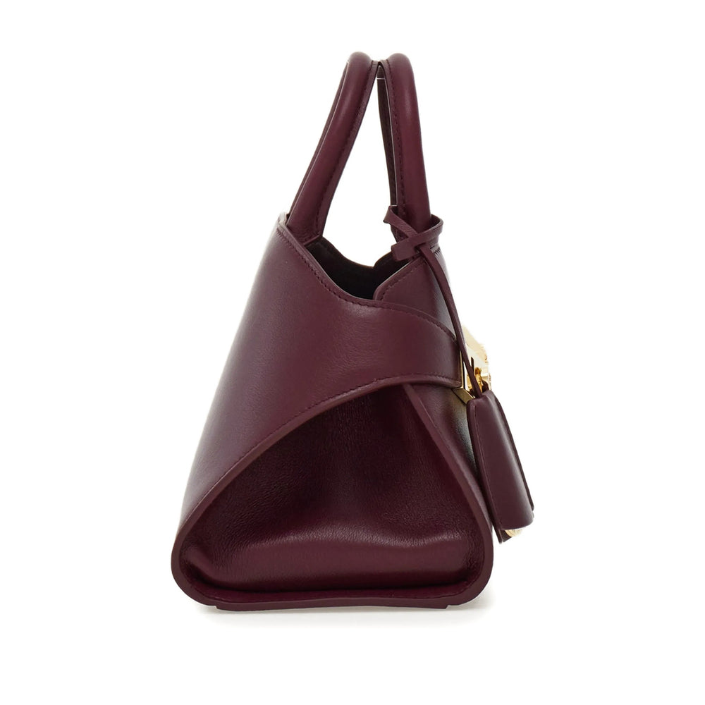 Tote Bag Calfskin Red