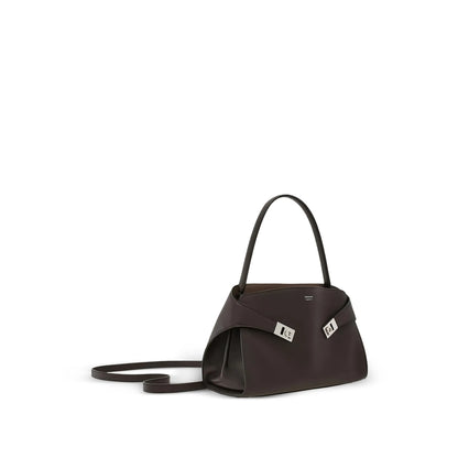 Shoulder Bag Brown Calfskin