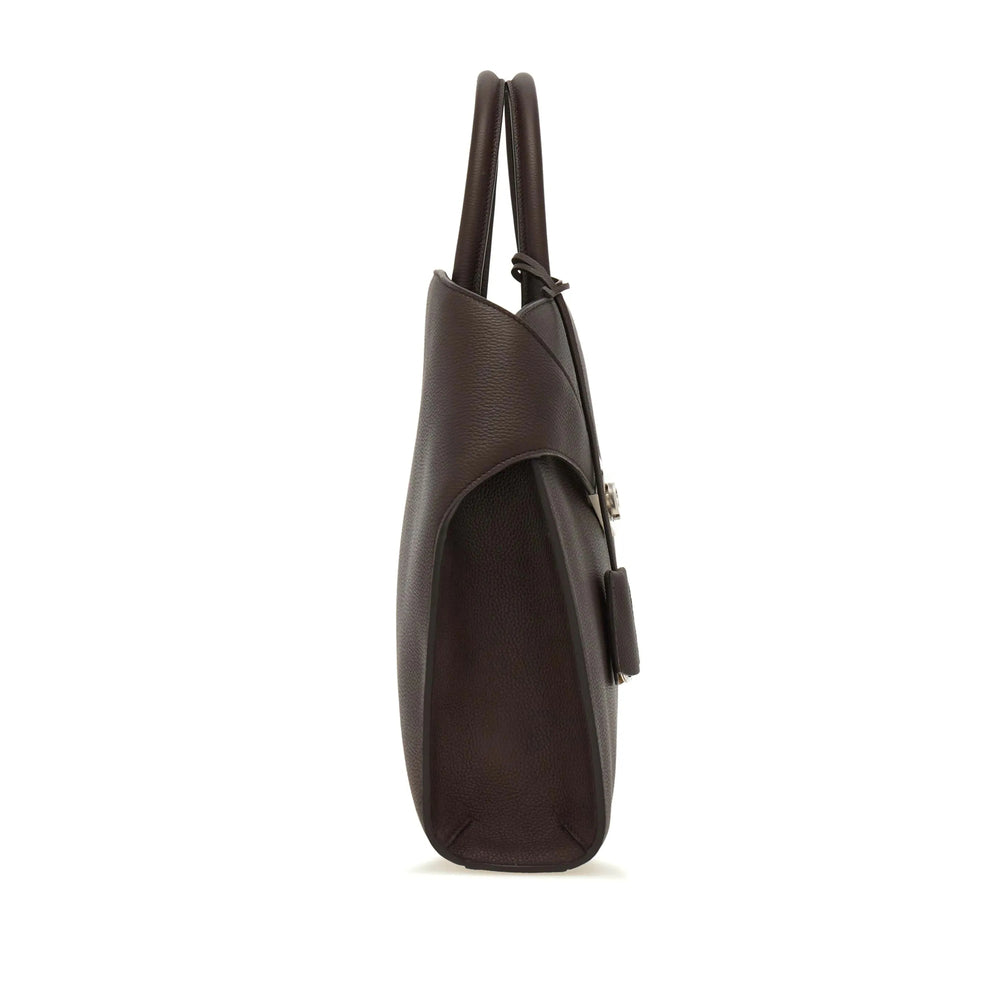 Leather Tote Bag Brown