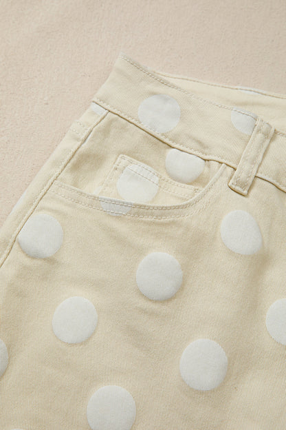 Threaded Pear Daleyza Raw Hem Shift Jeans