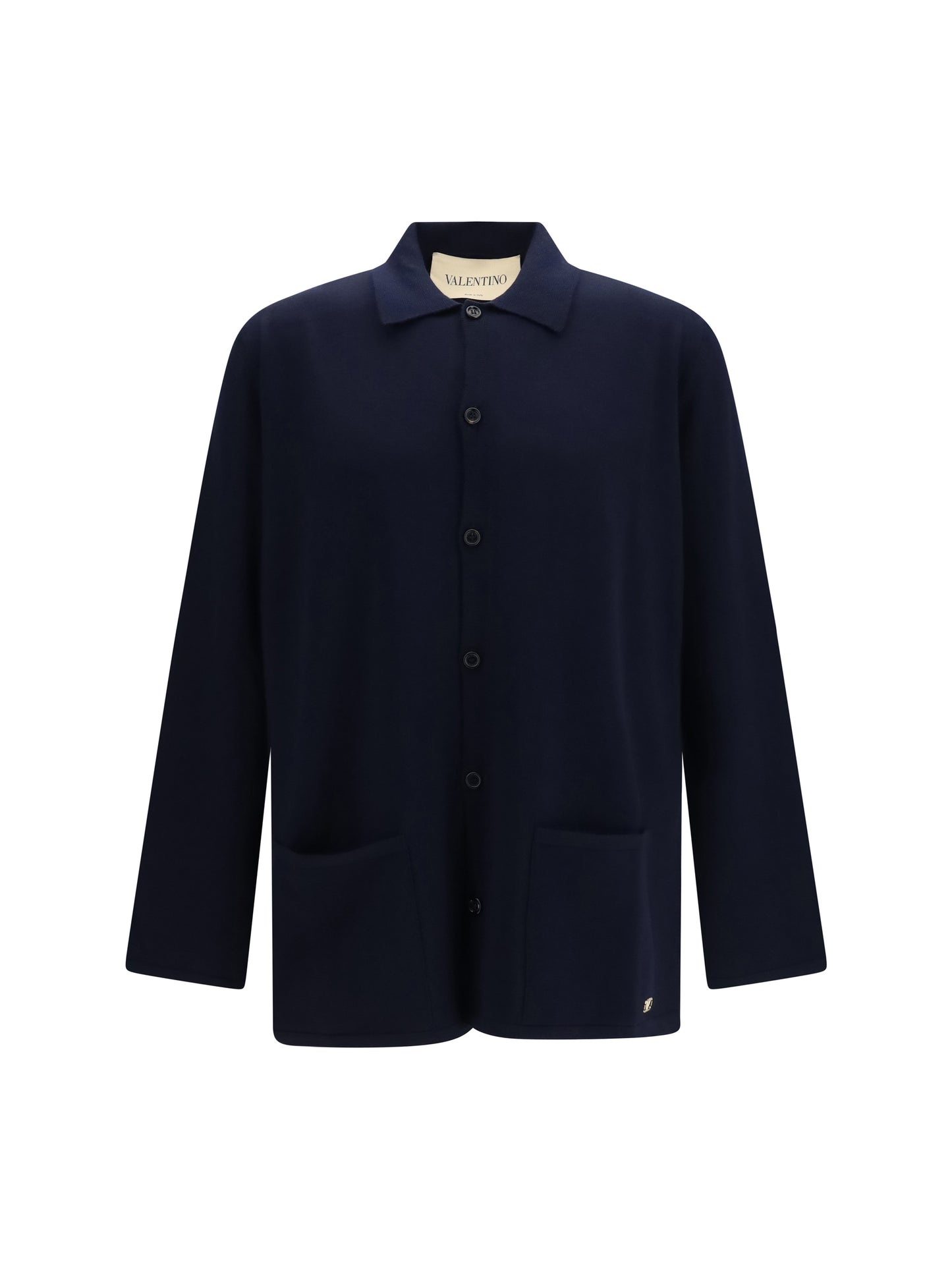 Cardigan VLogo Navy