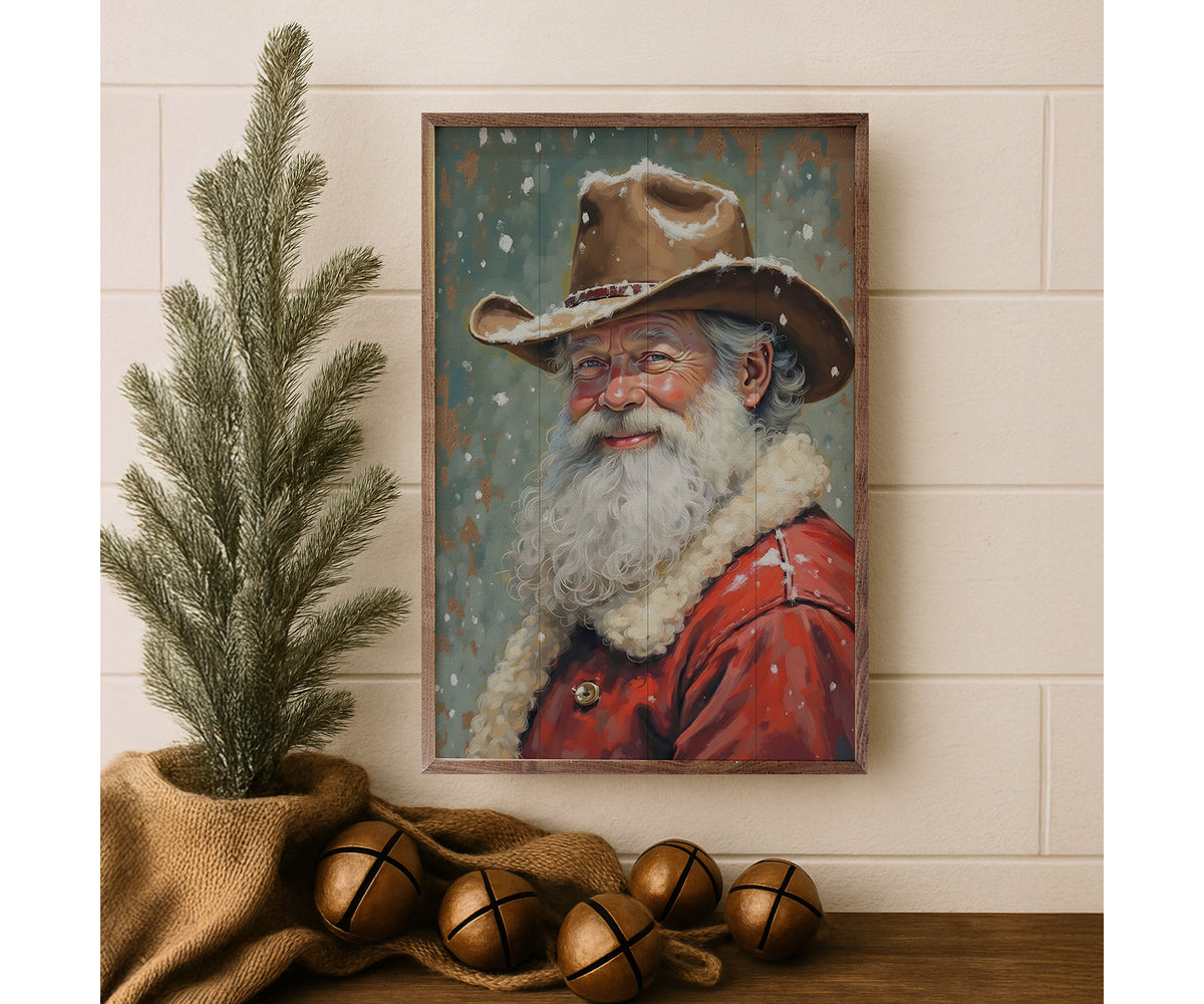 Kendrick Home Cowboy Claus Portrait