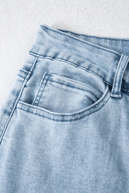 Threaded Pear Maryam Straight Leg Loose Jeans