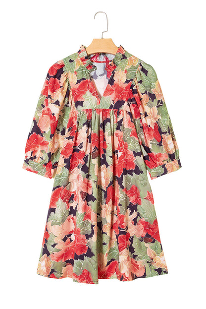 Threaded Pear Annika Half Sleeve Mini Dress