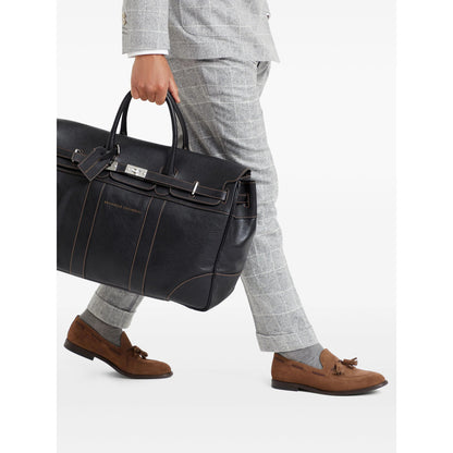 Bum Bag Black Calf Leather
