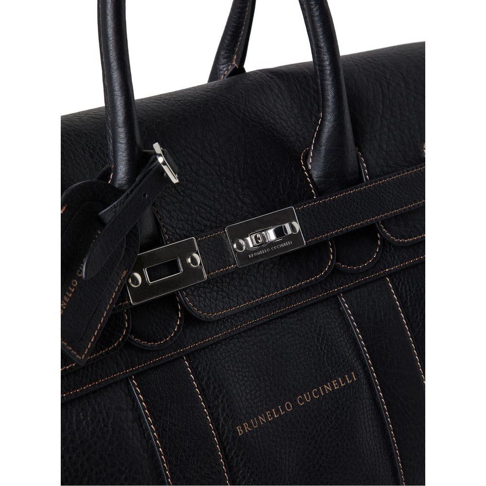 Bum Bag Black Calf Leather
