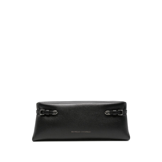 Clutch Bag Black Calf Leather
