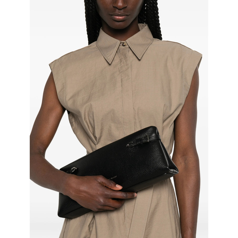 Clutch Bag Black Calf Leather