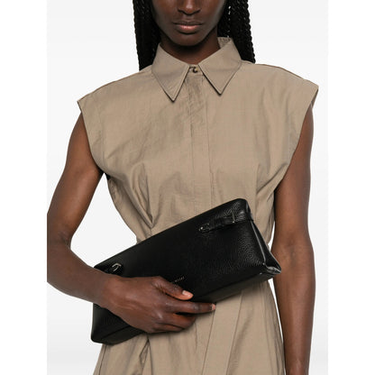 Clutch Bag Black Calf Leather
