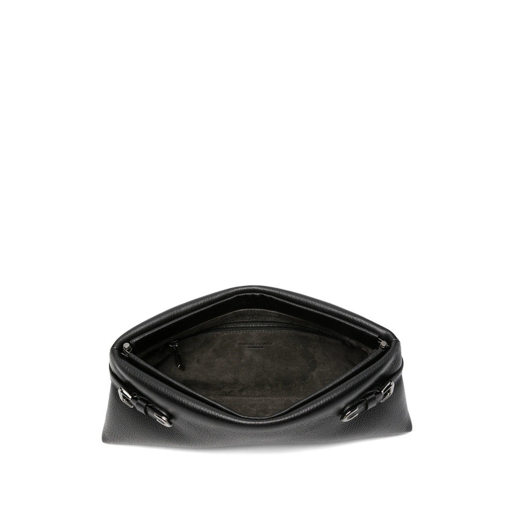 Clutch Bag Black Calf Leather