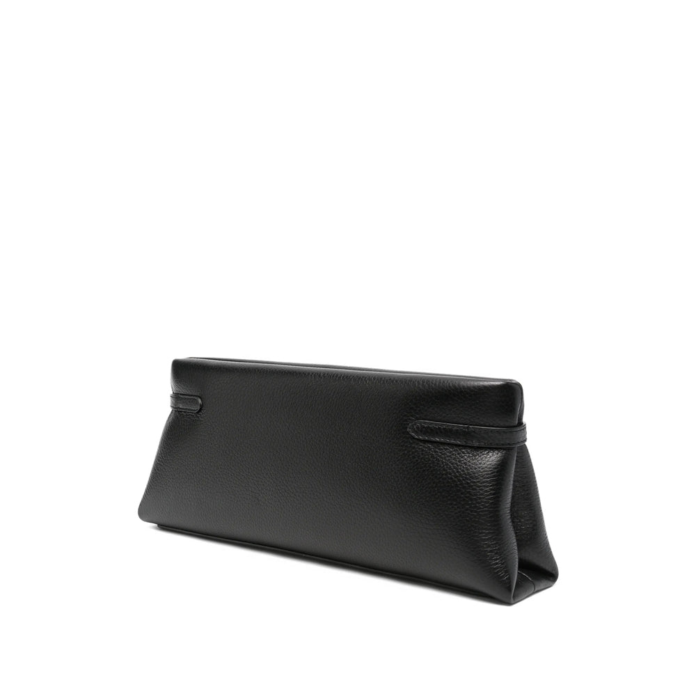Clutch Bag Black Calf Leather