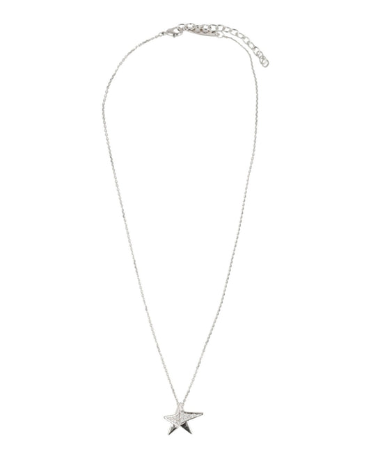 Ferragamo Crystal Embellished Star Necklace