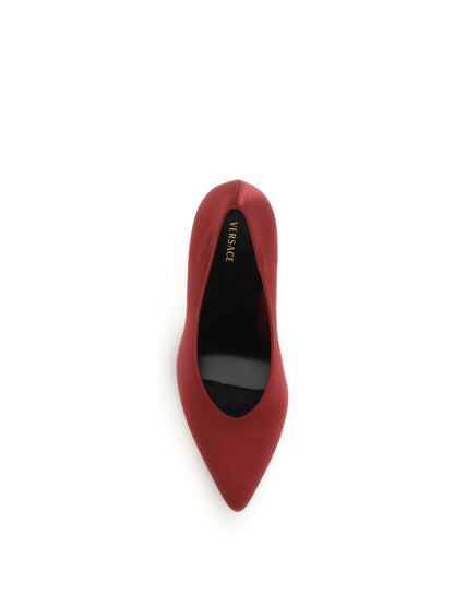 Pumps Gianni Satin Red