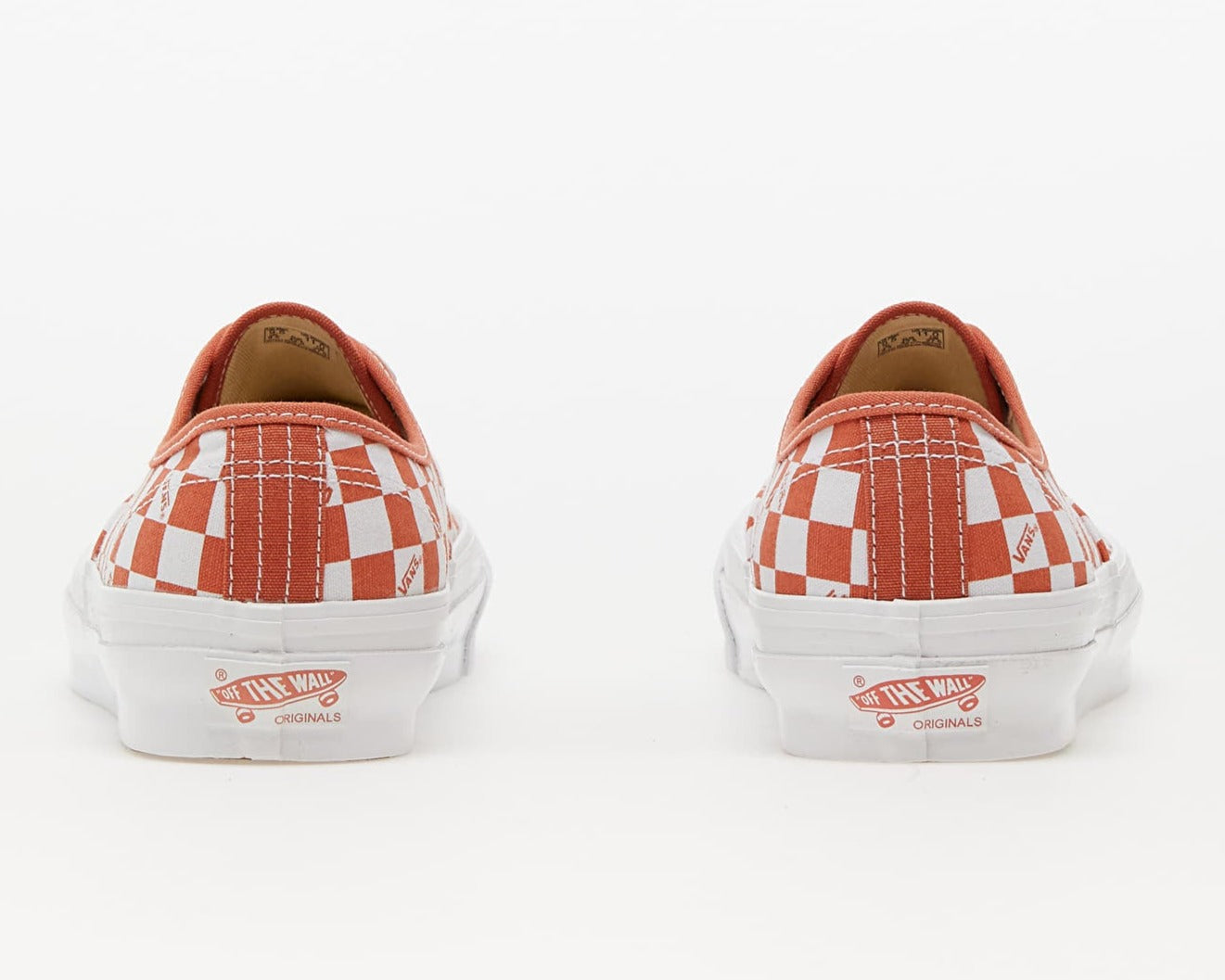 Men's Vans Vault Og Authentic Lx 'Checkerboard Mecca Orange'