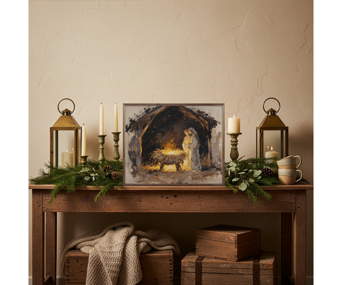 Kendrick Home Holy Night Large Manger
