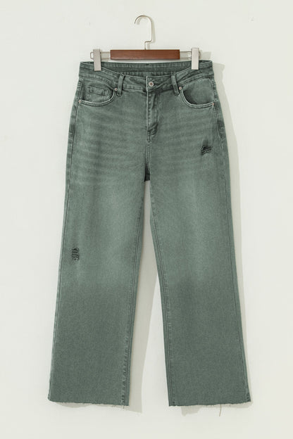 Threaded Pear Karla Edge Wide Leg Jeans