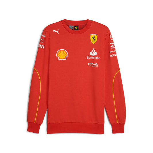 Puma Men's Sf Scuderia Ferrari Team Crew Neck Sweatshirt