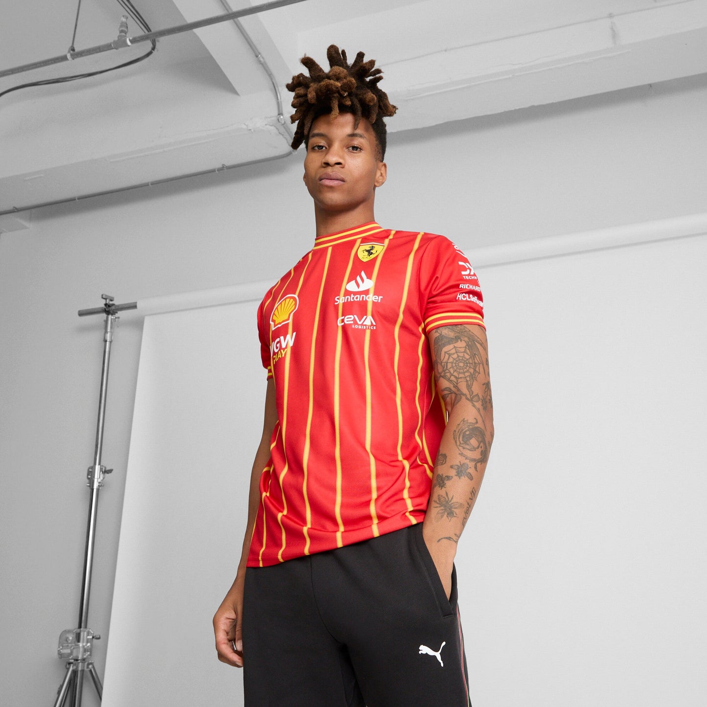 Puma Men's Sf Scuderia Ferrari Team Soccer Jersey