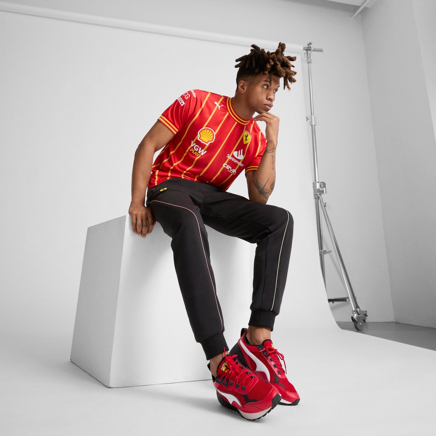 Puma Men's Sf Scuderia Ferrari Team Soccer Jersey