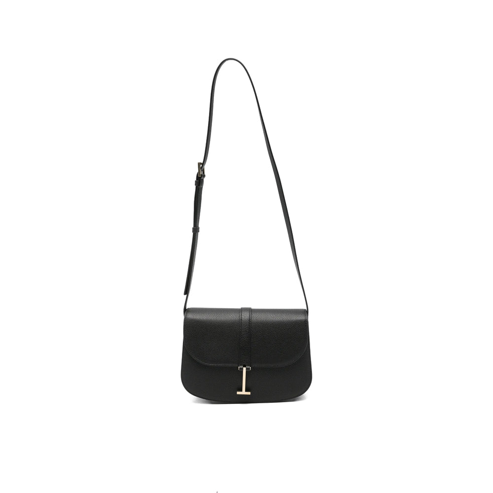 Shoulder Bag Black Leather