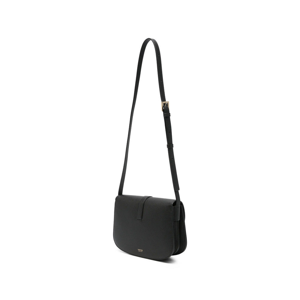 Shoulder Bag Black Leather