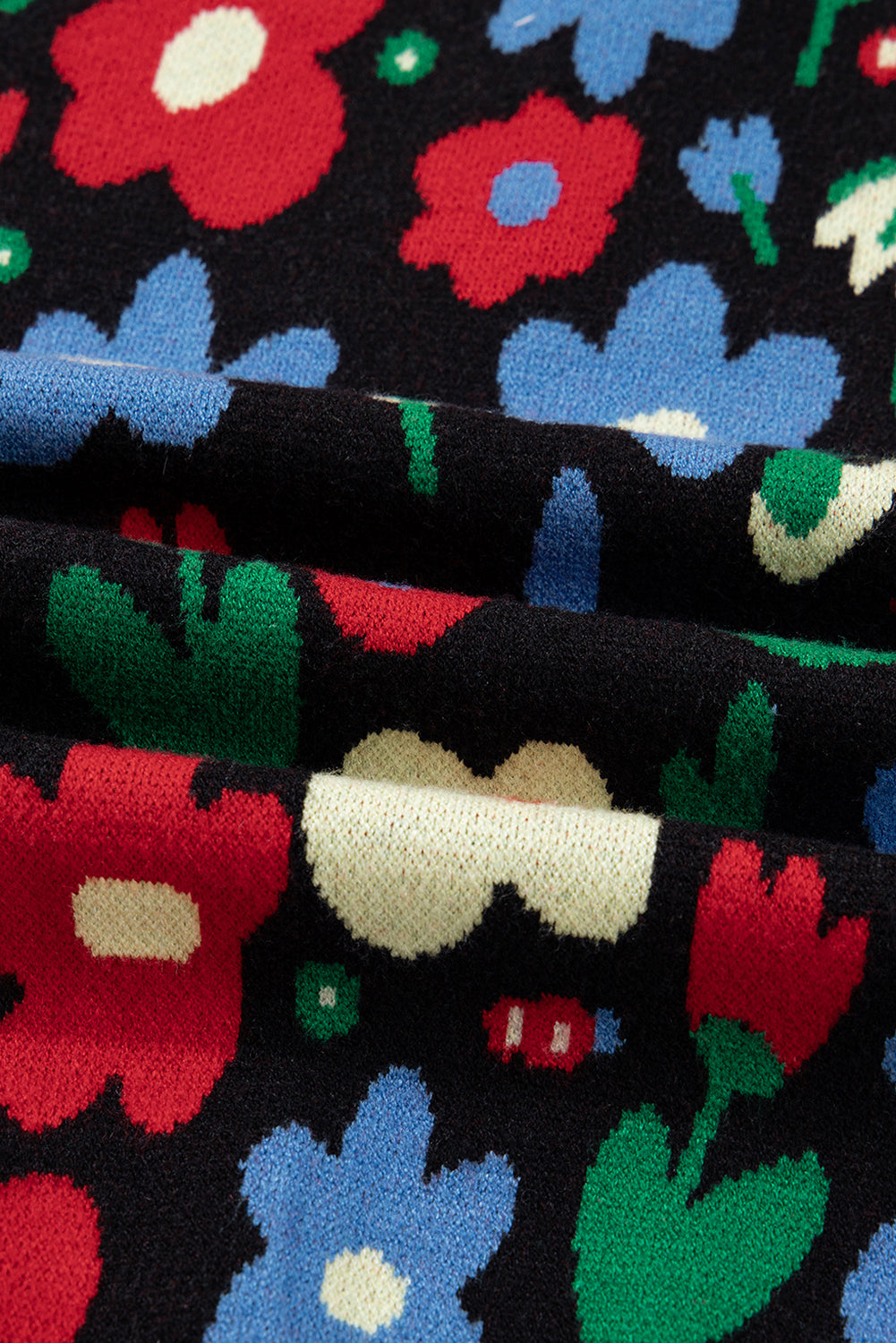 Threaded Pear Zariah Print Short Cardigan Sweater