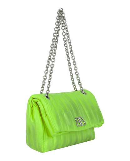 Balenciaga Monaco Sprayed Quilted Small Chain Bag