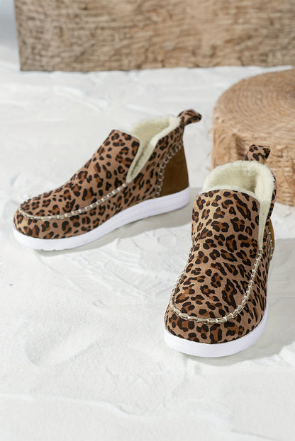 Threaded Pear Sofia Flat Winter Fur Boots
