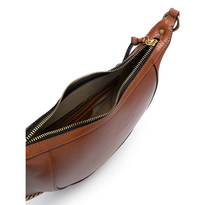 Shoulder Bag Chocolate Brown Calf Leather