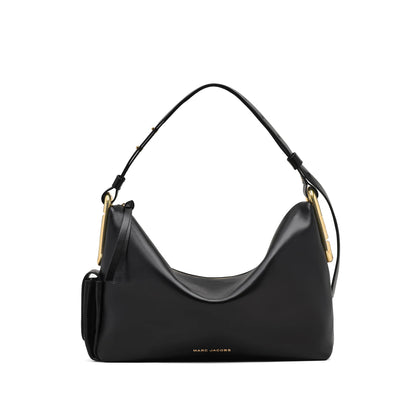 Shoulder Bag Black Calf Leather