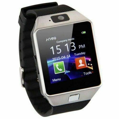 Prime Goods Bluetooth Smart Watch w/Camera Waterproof Phone Mate for Android Samsung iPhone - Black
