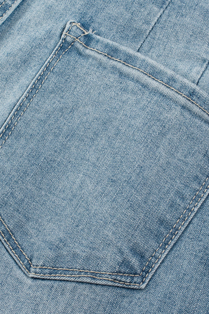 Threaded Pear Addilyn Straight Loose Leg Jeans