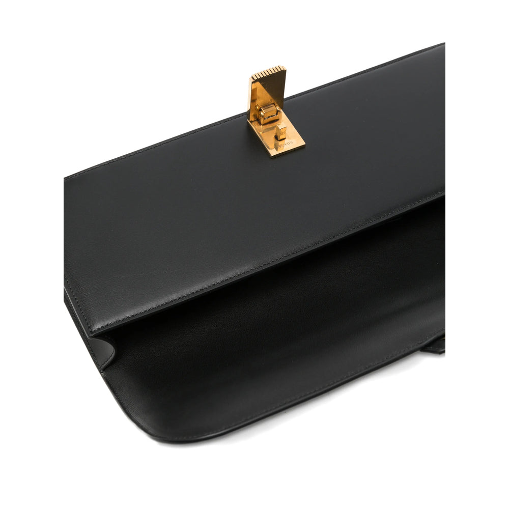Clutch Bag Calf Leather Black