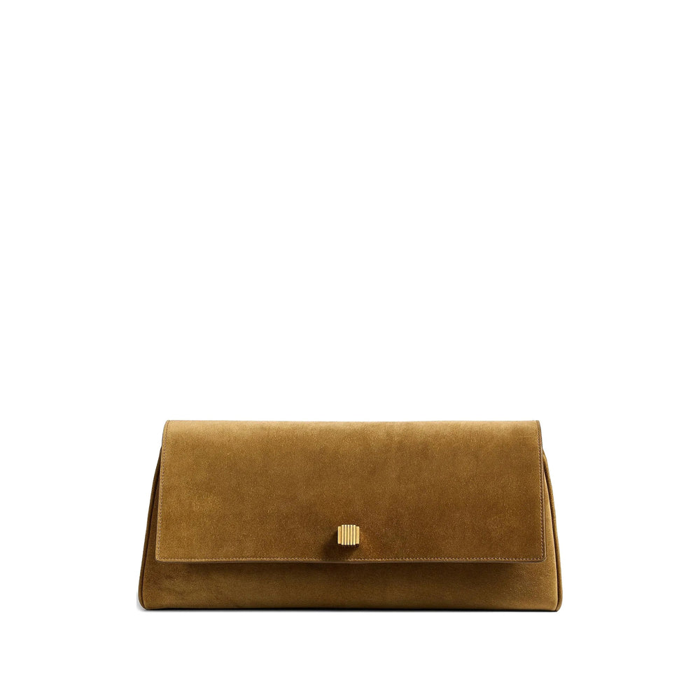 Clutch Bag Camel Brown Calfskin