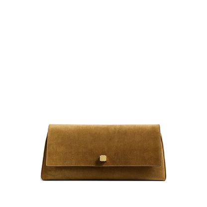 Clutch Bag Camel Brown Calfskin